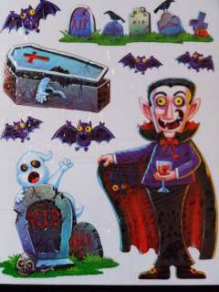 Halloween Window Cling~Vampire the Count~Haunted House  