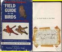 Field Guide to the Birds by Roger Tory Peterson~WITH AUTOGRAPH~1947 