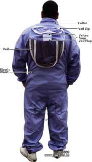 Purple Beekeeping, Pest Control, Animal Handling Complete Suit w/ FREE 