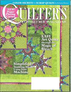   Newsletter Magazine April 2007 No 391 ~ Paper Piecing Curves & More