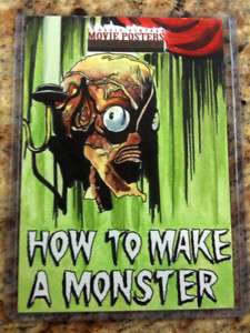 Sci Fi Movie Posters Sketch MAGNO HOW TO MAKE A MONSTER  