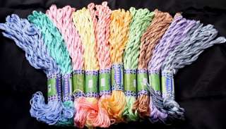 100 SILKY Skein Cross Stitch Hand Embroidery BABY COLOR  