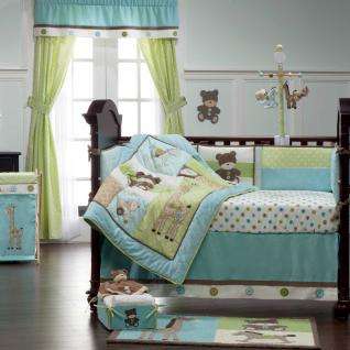 Toyland 8 Piece Baby Crib Bedding Set by Kidsline 789887319619  