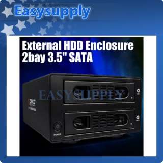   Bay 3.5” SATA HDD Enclosure Clone Function Intelligent Sleep