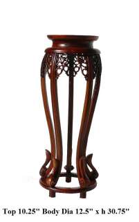 Chinese Round Dragon Motif 5 Legs Plant Stand ss813  