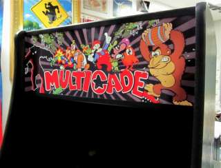 Arcade Multicade MAME Side Art & Marquee kit version b  