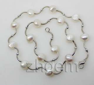 wholesale lot 5strands white pearl beads necklace 17lo  