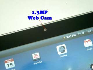 NEW 10.2 Google Android 2.3 GPS WIFI WebCam 3G UDisk Tablet PC 