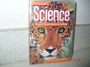   grade 5 Science student edition textbook on Cd 0153429720  