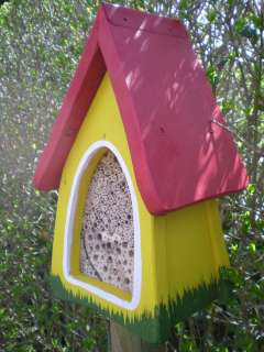 ORIGINAL VOGELVILLA Insektenhotel Insektenhaus gelb  