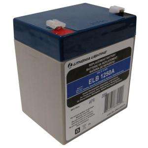 Lithonia Lighting 12 Volt 5mAH Replacement Battery ELB 1250A R6 at The 