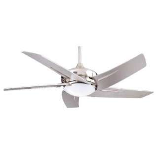 Hampton Bay Sidewinder 54 in. Brushed Nickel Ceiling Fan HD285314 at 