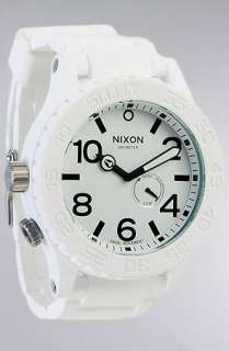 Nixon The Rubber 5130 Watch in White  Karmaloop   Global Concrete 