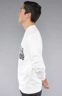 Billionaire Boys Club The Astronaut Crewneck Sweatshirt in White 