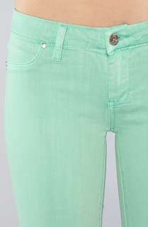 Blank Denim The Spray On Side Zipper Jean in Spearmint  Karmaloop 