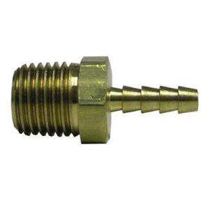 Watts 1/4 In. Brass Barb X Male Adapter A 192  
