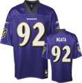 Haloti Ngata Purple Reebok NFL Baltimore Ravens Jersey