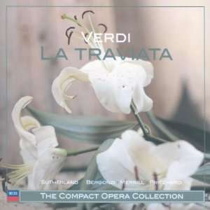 la Traviata Joan Sutherland, Giuseppe Verdi, Carlo Bergonzi, Robert 