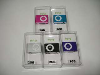 Wholesale lot 20 x 2GB Mini  Player Clip US Seller  