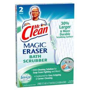 Mr Clean Magic Eraser Bath Scrubber (2 Pack) 003700027141 at The Home 