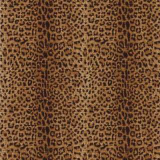 The Wallpaper Company 56 sq.ft.Black And Brown Leopard Print Wallpaper
