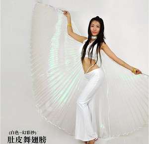 HotNEW Belly Dance Costume Isis Wings color White  