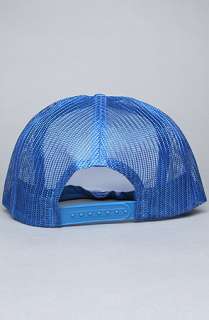 RVCA The Wrightwood Trucker Hat in Royal Fade  Karmaloop   Global 