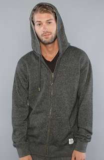 Analog The Android Zip Up Hoody in Dark Charcoal  Karmaloop 