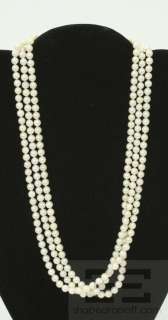 Mikimoto Matinee Length 5.50 6mm Round Cultured Pearl Necklace  