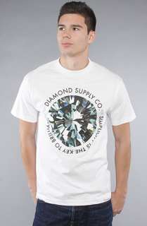 Diamond Supply Co. The Simplicity Tee in White  Karmaloop 