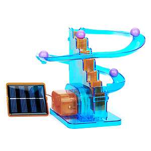 Solar Powered Roller Coaster Model Kit Educational Toy  