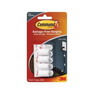Command Cord Clips 4 Pack 17017  