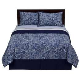 Woolrich Paisley King Bed Comforter Set Shams Bedskirt  