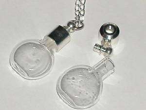 Wholesale bottle vials pendant locket w/ SCREW CAP *~  