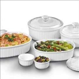   White Cookwar Set Bakeware Serving Catering Events 071160062726  