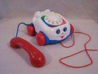 Used Fisher Price Mattel Pull Toy Chatter TELEPHONE  
