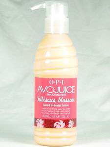 OPI Avojuice HIBISCUS BLOSSOM Juicie Hand Lotion 6.6oz  