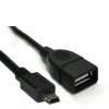  Adapter Kabel Mini USB Stecker Typ B / USB Kupplung Buchse Typ