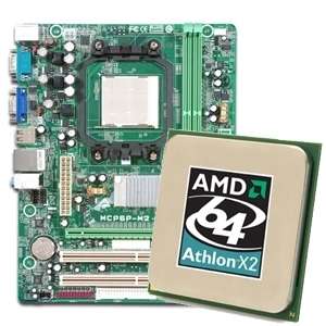 Biostar MCP6P M2 Motherboard CPU Bundle   AMD Athlon 64 X2 5000 