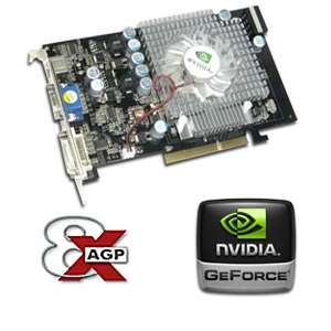 NVIDIA GeForce 6600 GT Video Card   256MB DDR2, AGP 8x, DVI, VGA, TV 