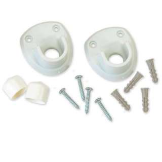 ClosetMaid 3 in. Closet Rod Side Wall Brackets (2 Pack) 1058 at The 