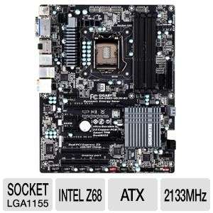 GIGABYTE GA Z68X UD3H B3 Intel Z68 Motherboard   ATX, Socket H2 (LGA 