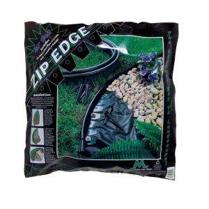   Landscape Lawn Edging with Sod Pins Black 41220 