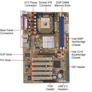 Abit IS7 V2 Intel Socket 478 ATX Motherboard / AGP 8X / Audio / USB 2 