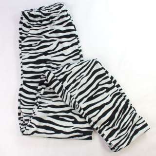 Fashion Black And White Stripe Tights Pants Pantyhose  