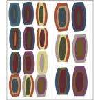 Snap Multi Colored Ovals Wall Applique