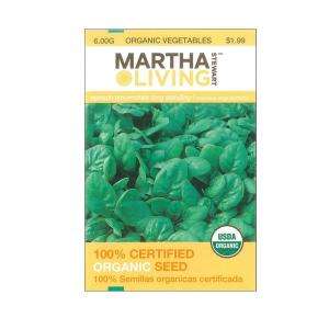 Martha Stewart Living 6 Gram Bloomsdale Long Standing Spinach Seed 
