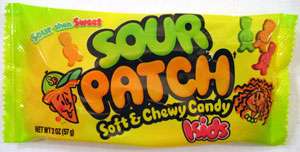 Sour Patch Kids Box Candy Packages  