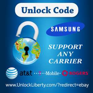 Unlock Code Any Samsung USA Galaxy s 2 II 4g Captivate Glide 