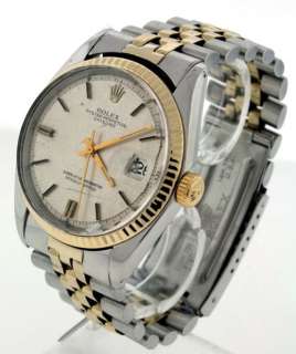 Rolex Datejust 18k and Stainless Steel Mens 1969 Watch  